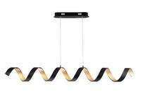 BLACK AND GOLD SPRING PENDANT LAMP